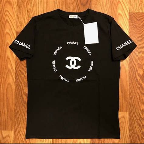 t-shirt chanel originali|embellished chanel t shirt.